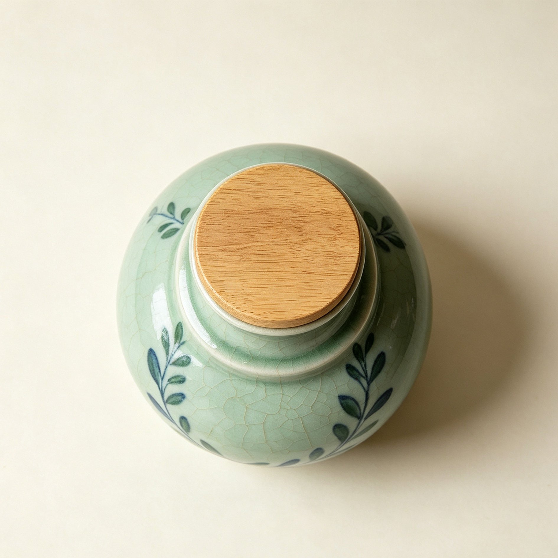 Celadon Tea Canister