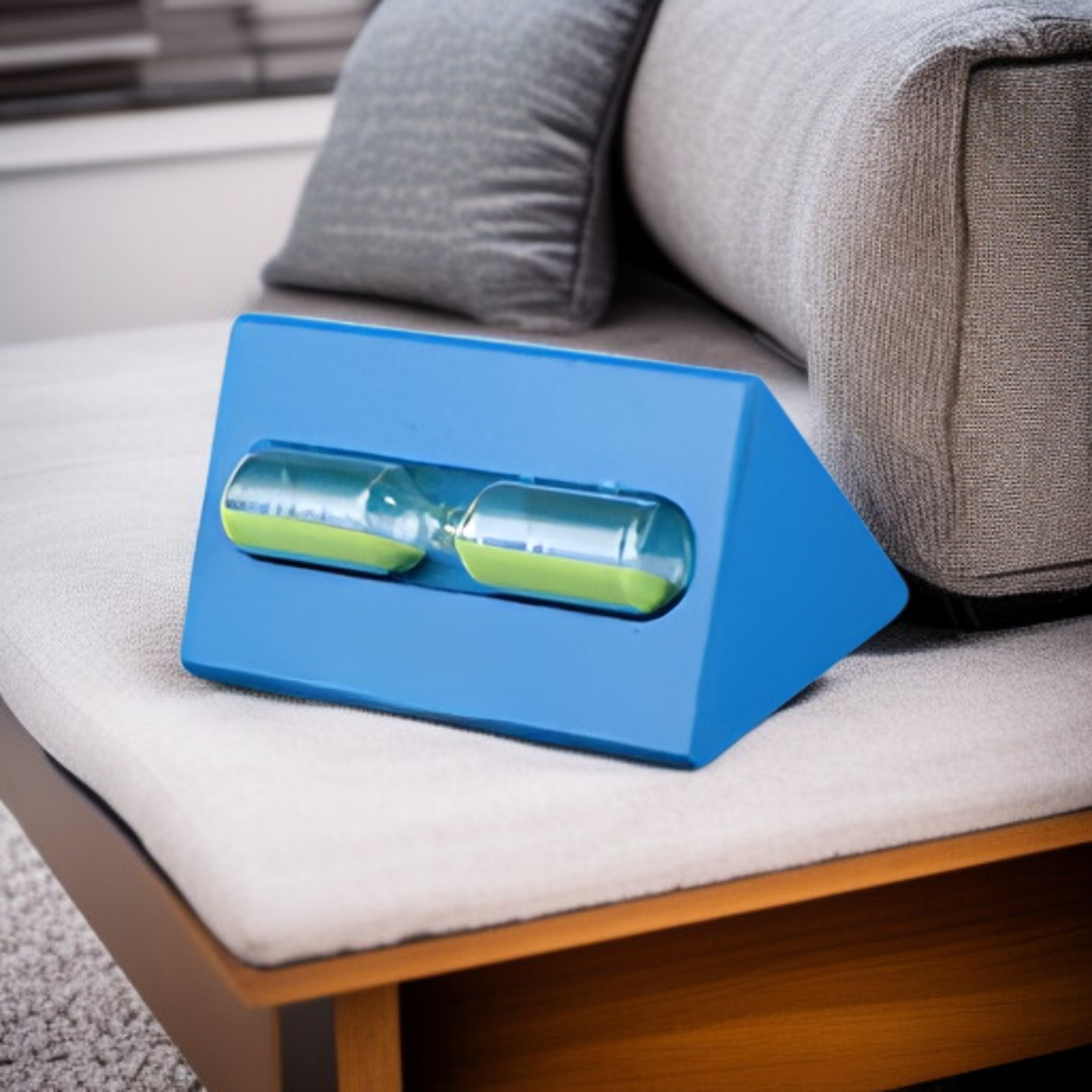 견고한 나무 모래시계 장식품