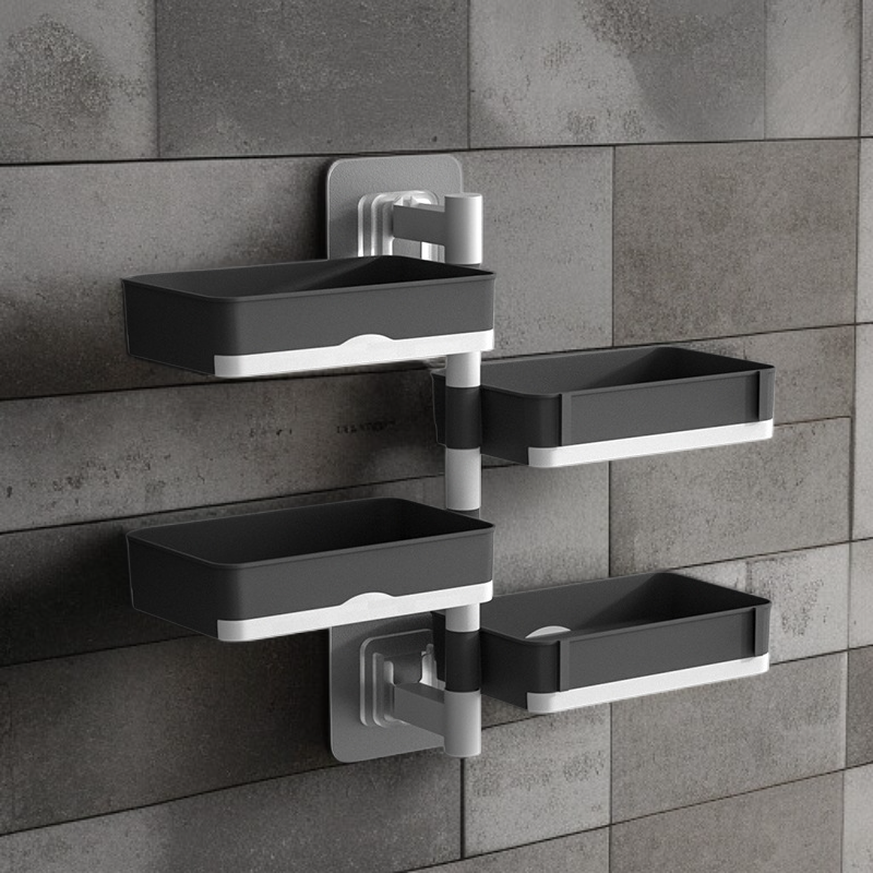 2중 3단 벽걸이형 수납선반