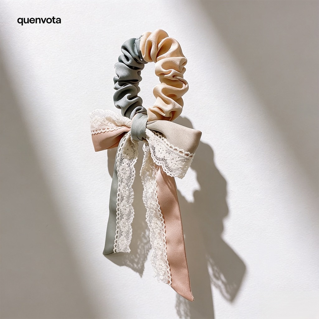 부드러운 느낌의 레이스 헤어밴드 (5개입)