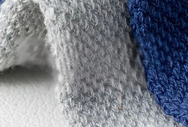 伸縮性のある生地を拡大した高伸縮ソックス