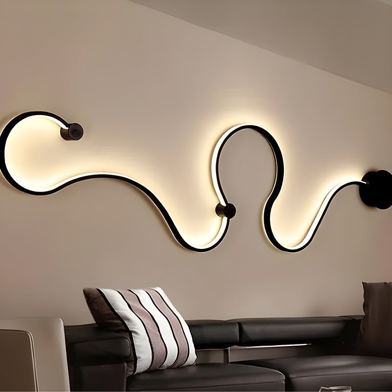 Indoor strip long wall lamp