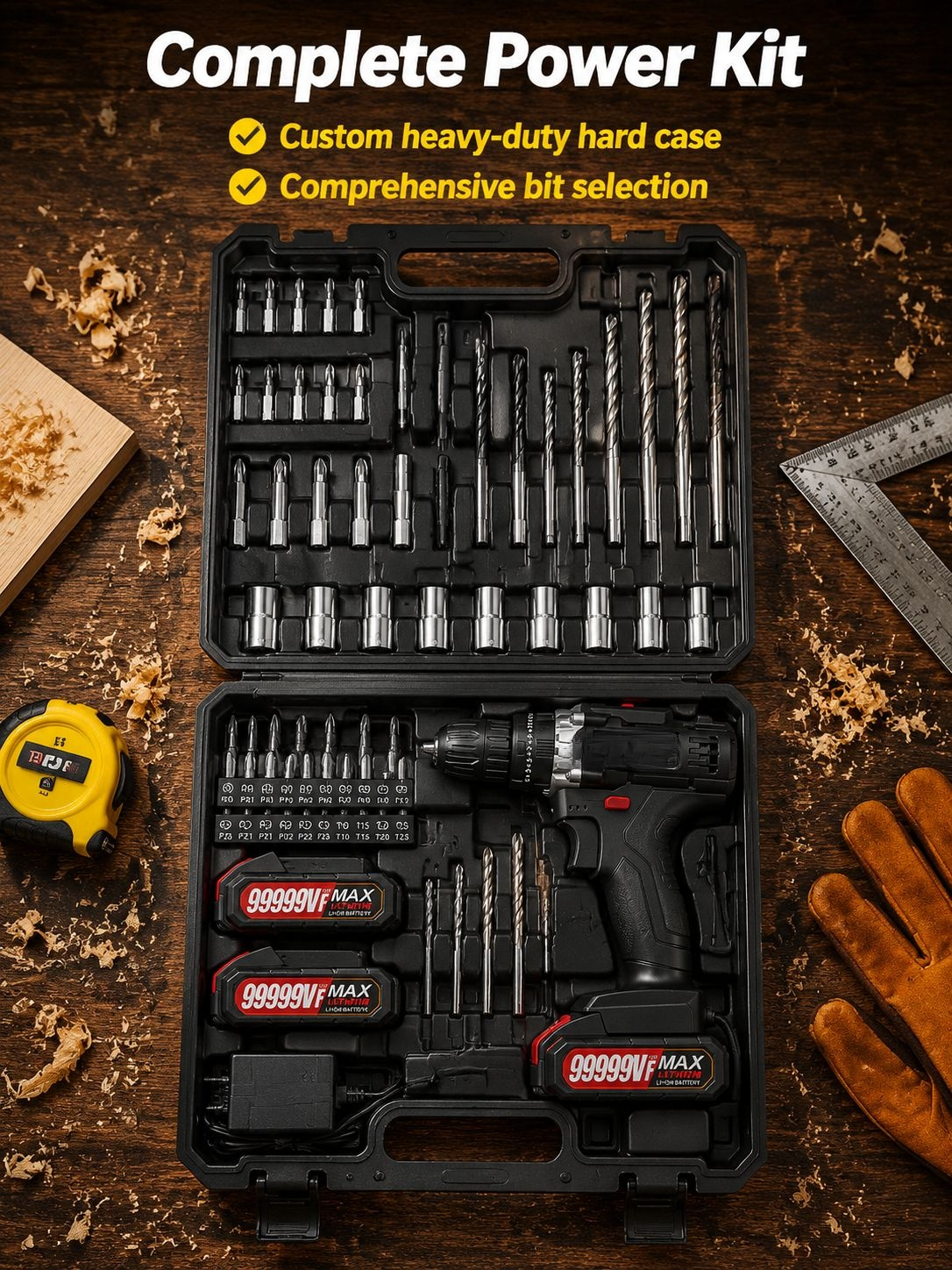 MultiFunction Electric Screwdriver With Hand Drill And Super Power