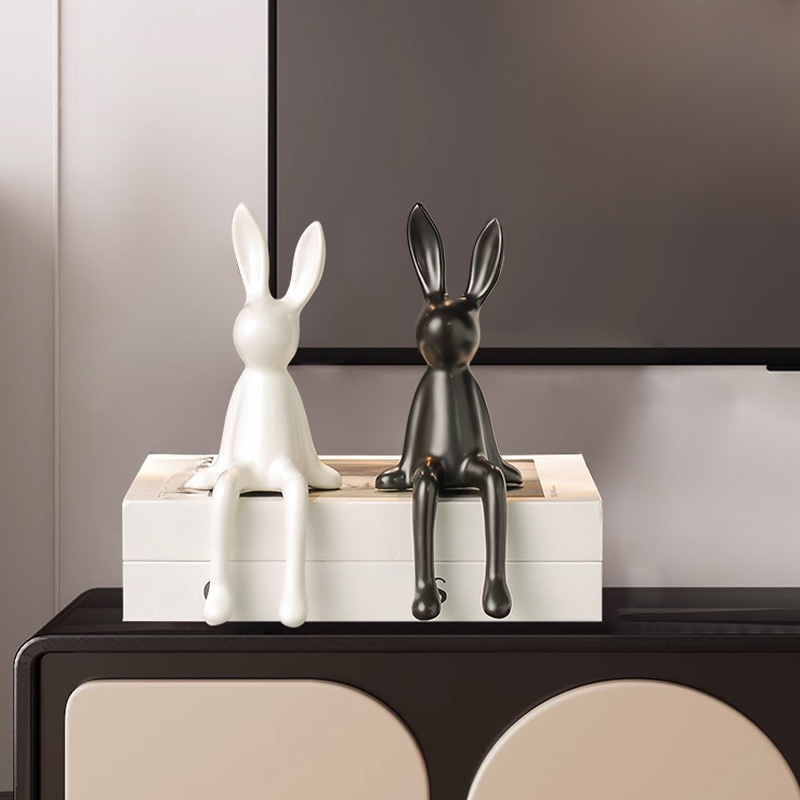 귀여운 토끼 세라믹 공예품