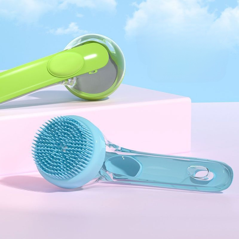 寵物矽膠洗澡刷 去浮毛寵物搓澡清潔刷 狗狗貓咪專用