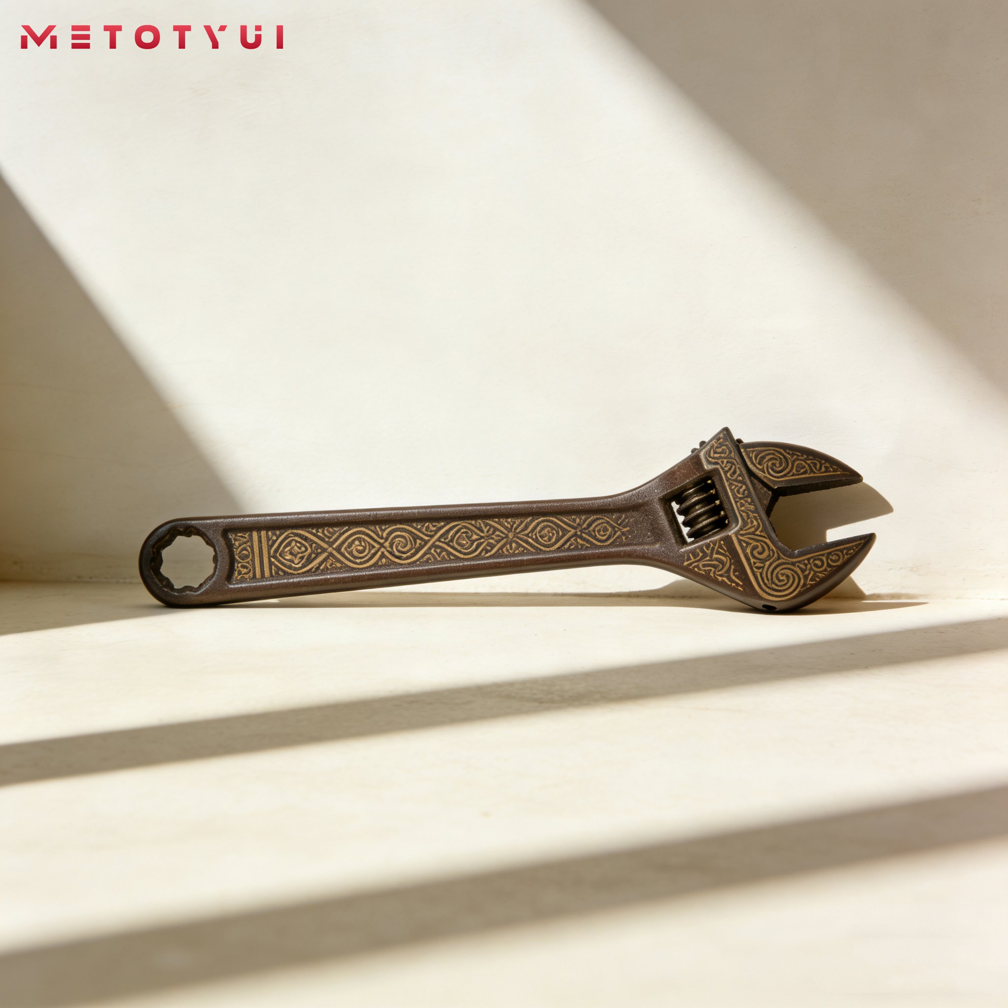 ประแจปรับได้สำหรับงานหนักเกรดอุตสาหกรรม ผลิตจากเหล็กกล้าคาร์บอนสูง