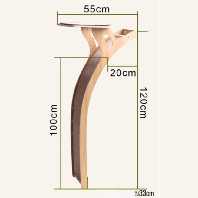 ガラス吸盤キャットツリー