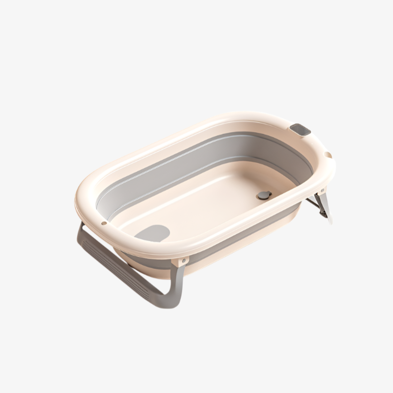 Smart Thermostatic Foldable Baby Bathtub, Extra Wide Spacious Bath Tub for Children