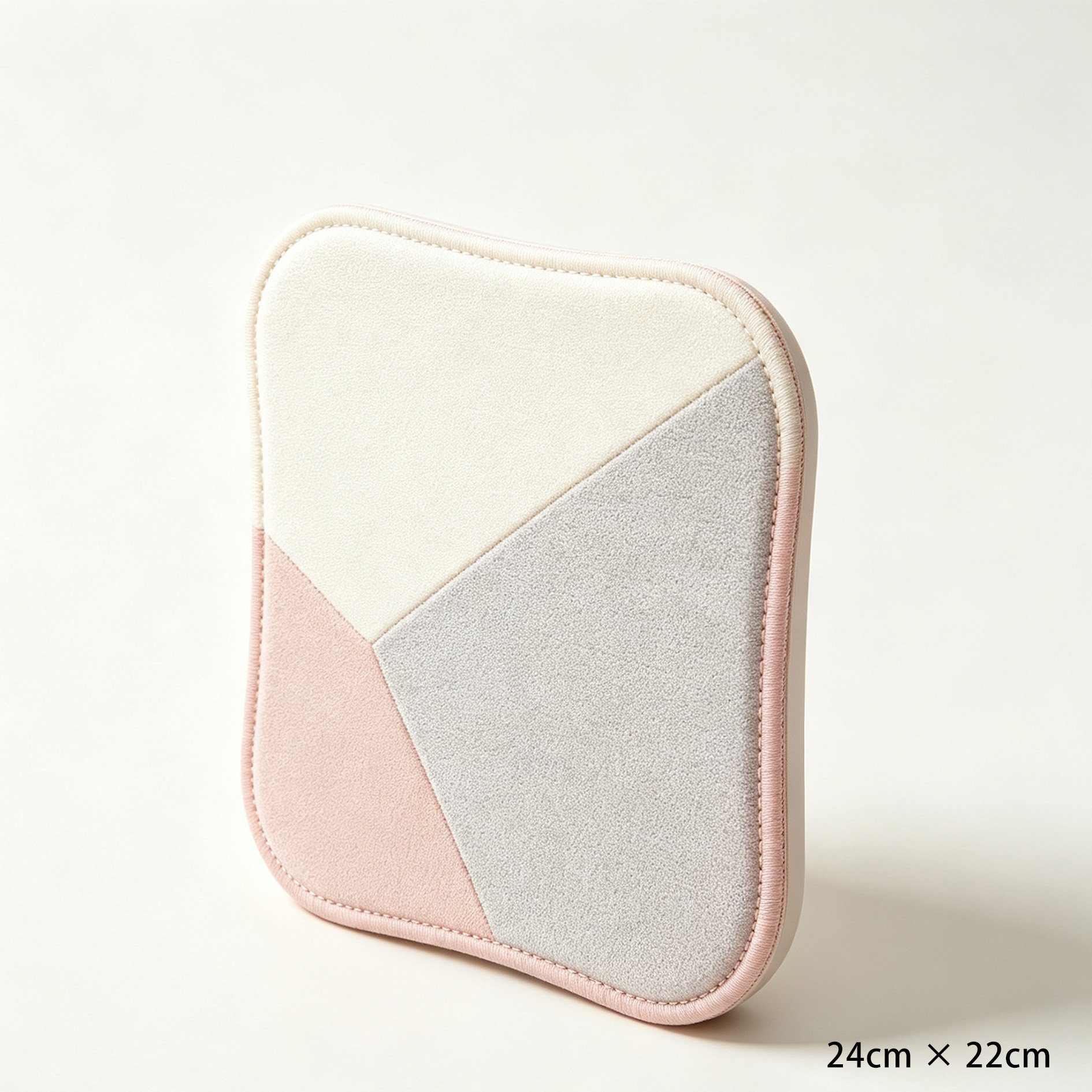 Stylish mouse pad with unique color block design
