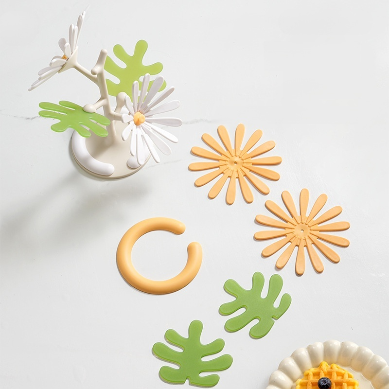 小さなデイジー耐熱テーブルマット