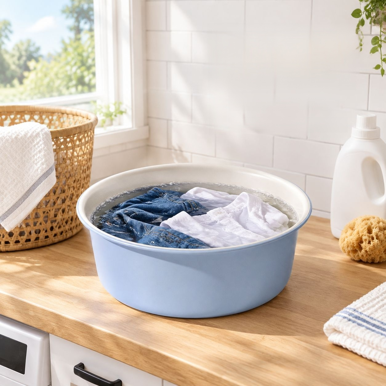 Thickened Plastic Wash Basin