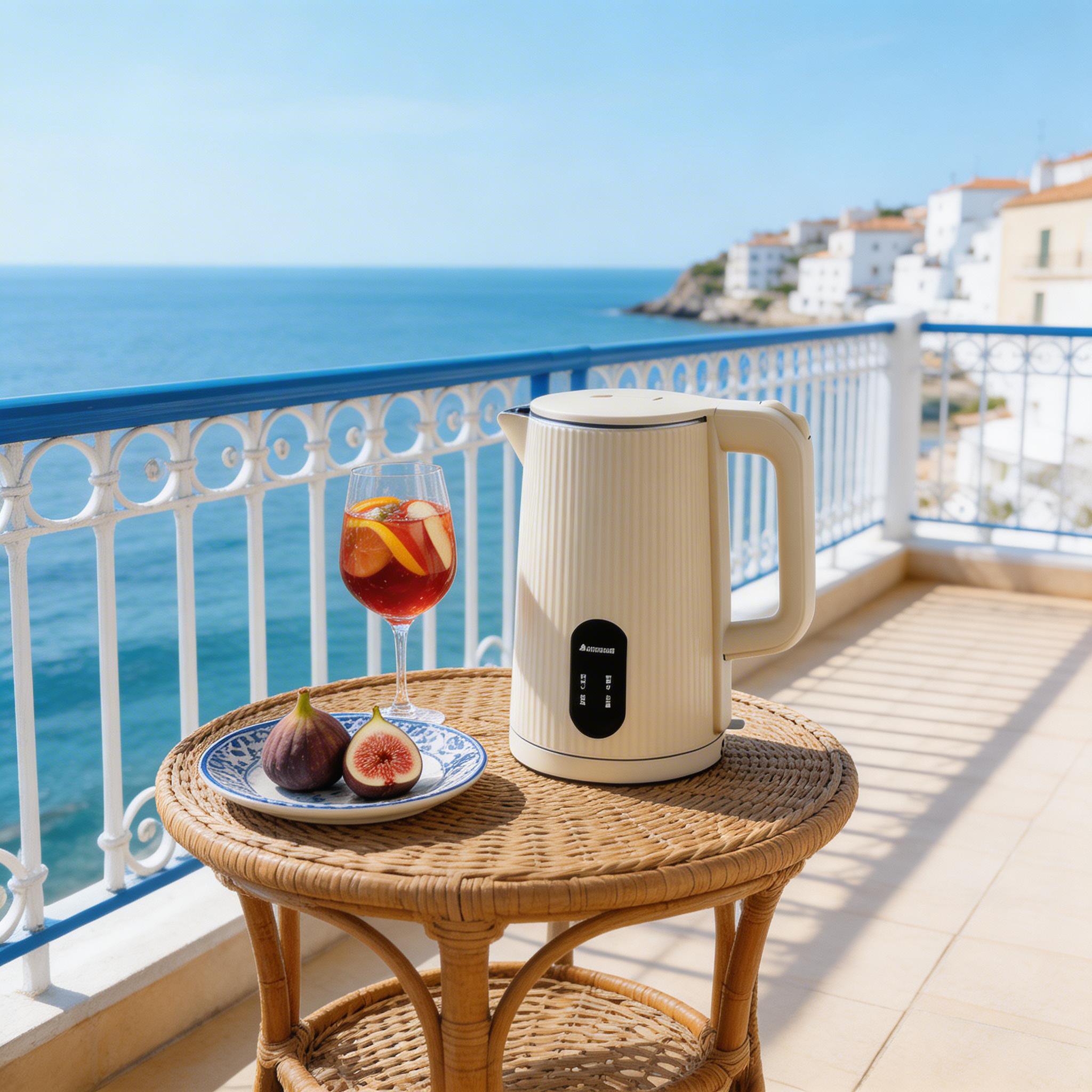 Hervidor eléctrico doméstico de gran capacidad de acero inoxidable con apagado automático