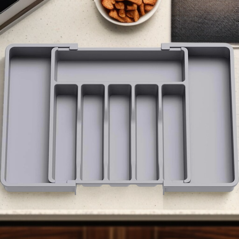 صندوق تخزين الأدوات الفضية