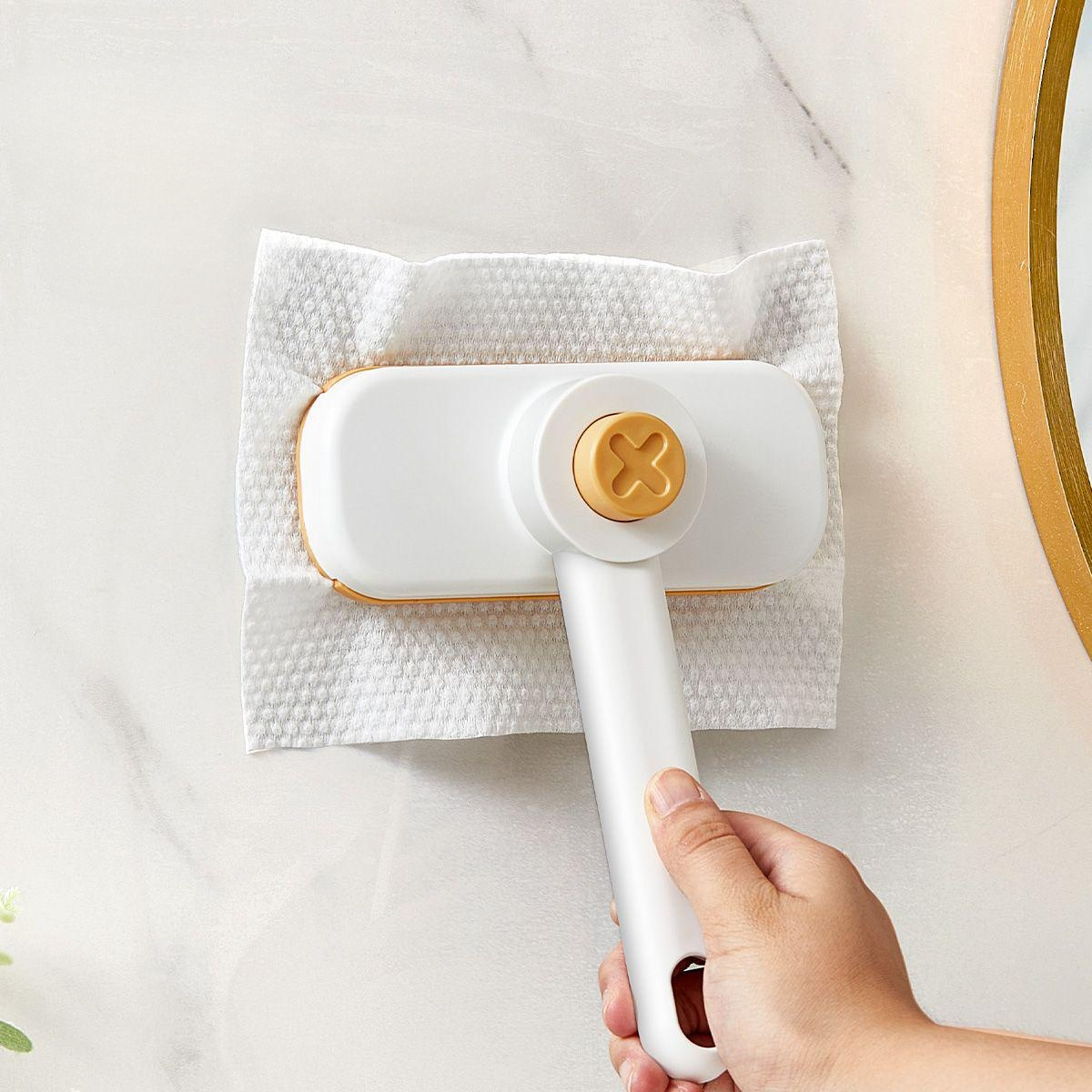 迷你免手洗拖把家用一次性靜電除塵洗臉巾夾布拖地神器