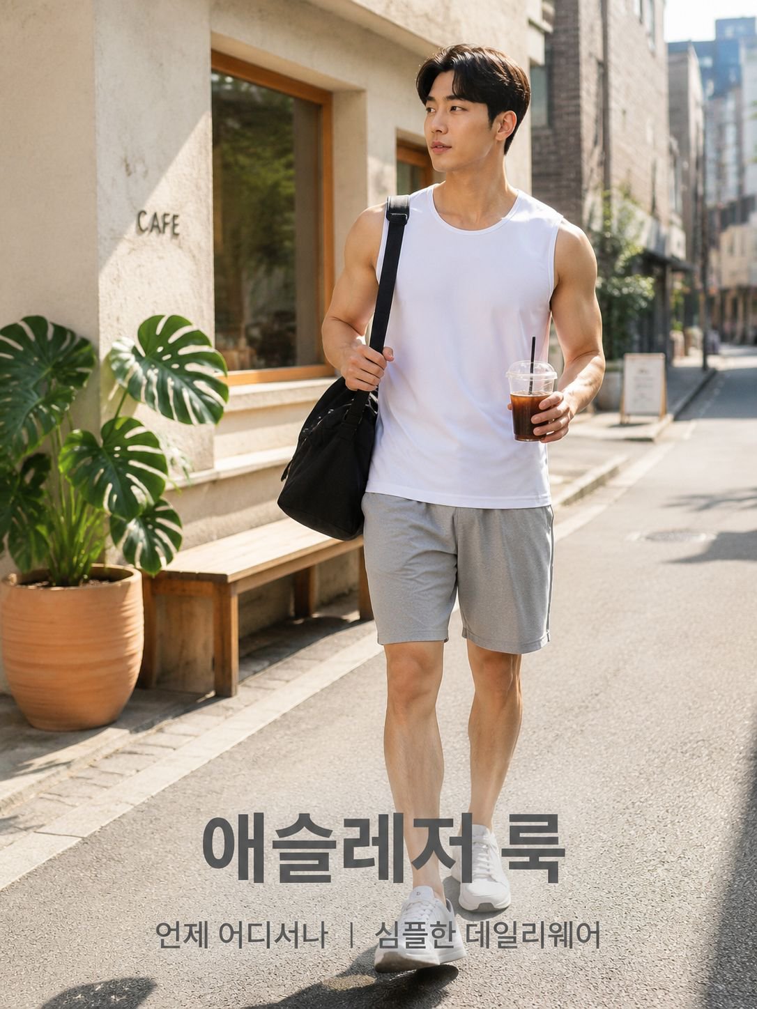 여름 통기성 피트니스 트레이닝 나시