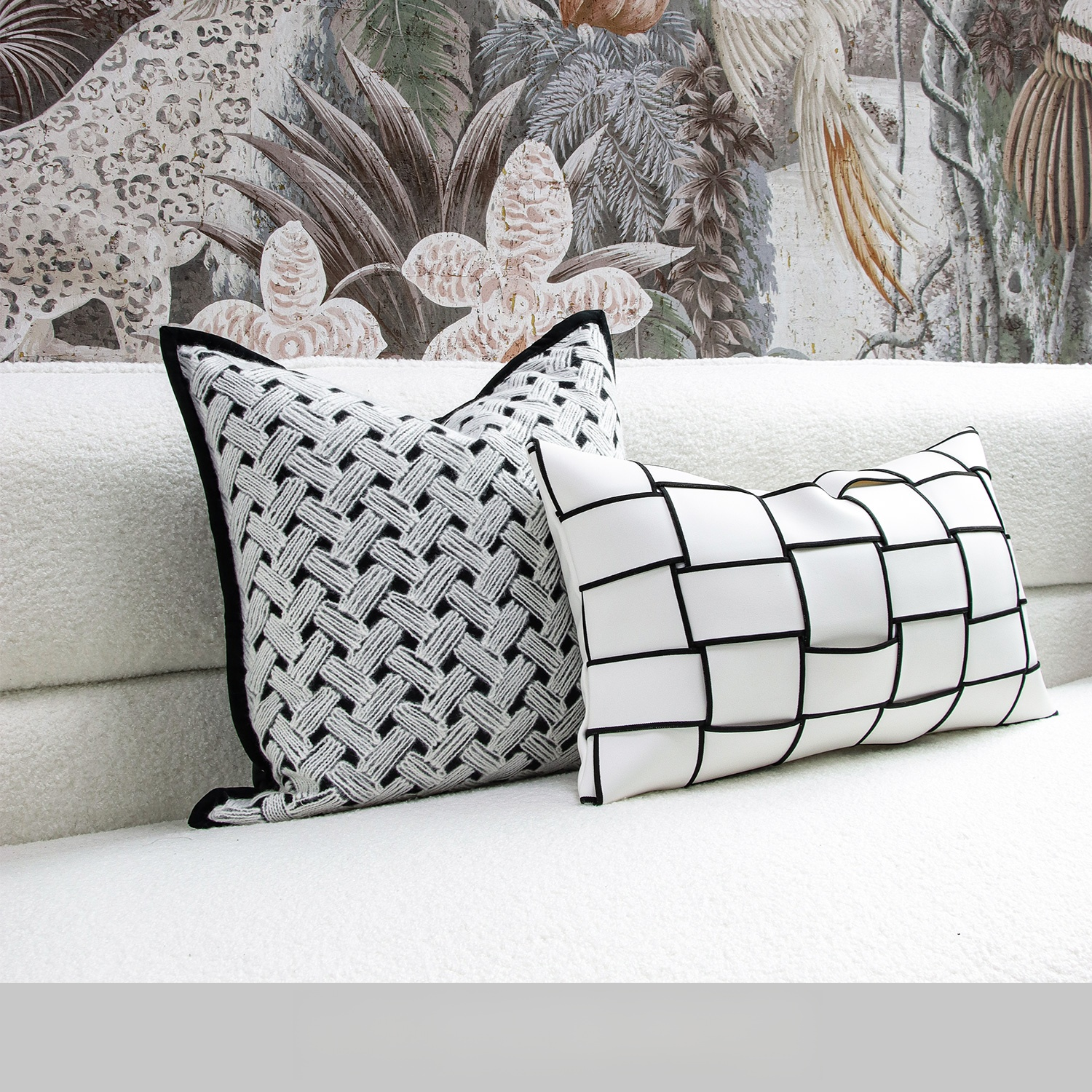 หมอนอิงโซฟาสไตล์นอร์ดิกหรูหรา