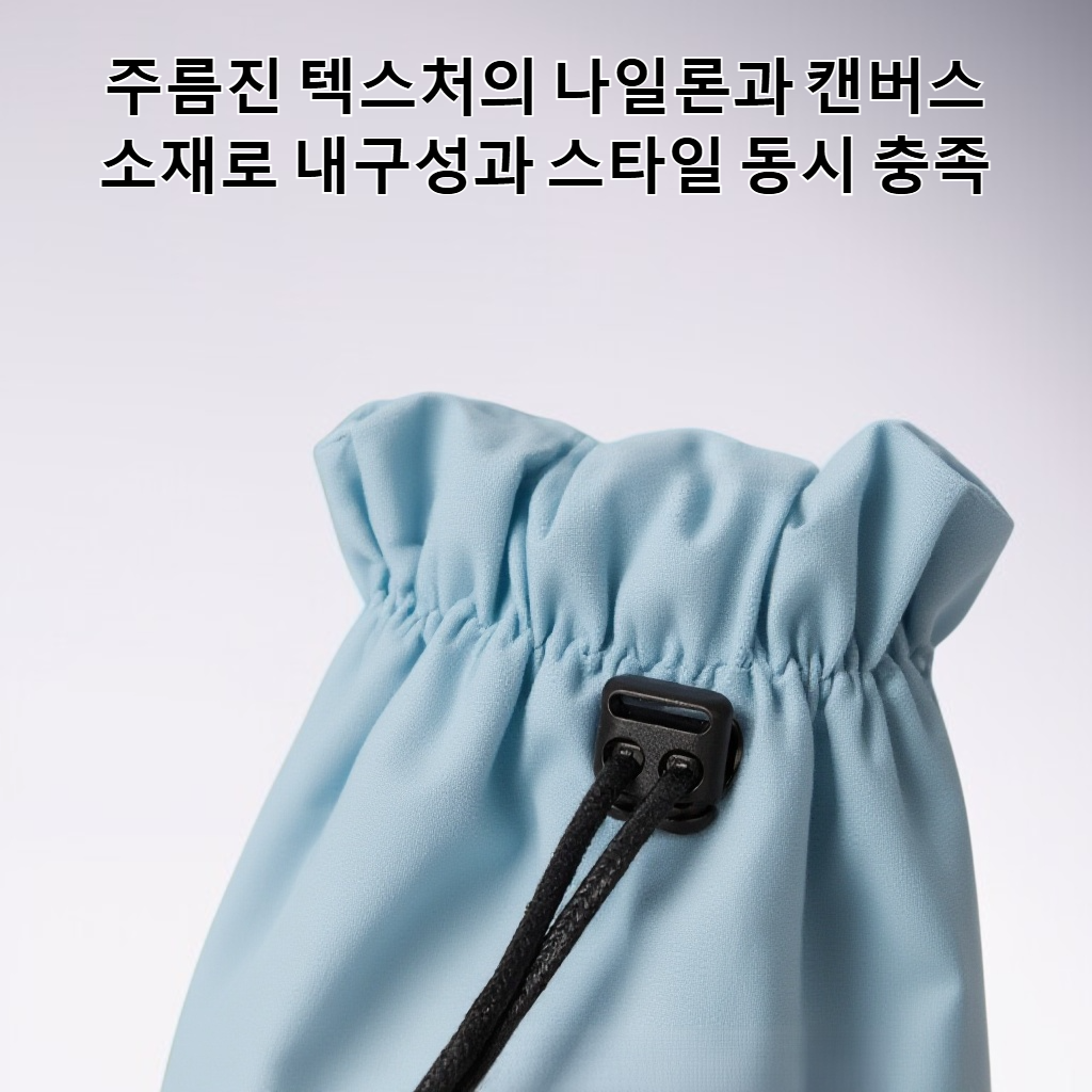 여행에 적합한 크링클 나일론 백팩