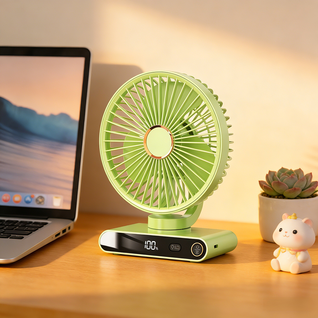 多機能デジタル表示ナイトライト卓上扇風機
