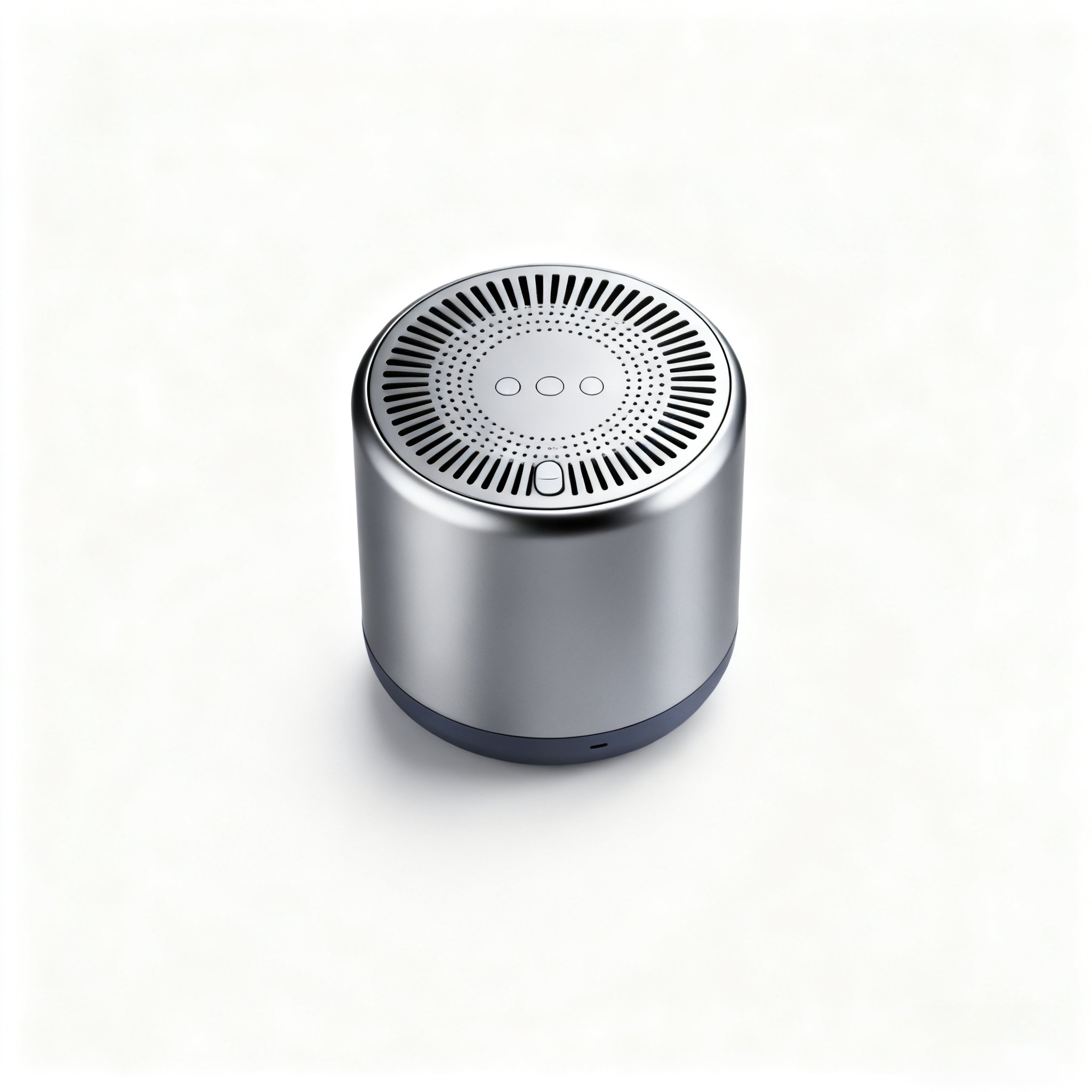 Wireless Bluetooth speaker playing music outdoors