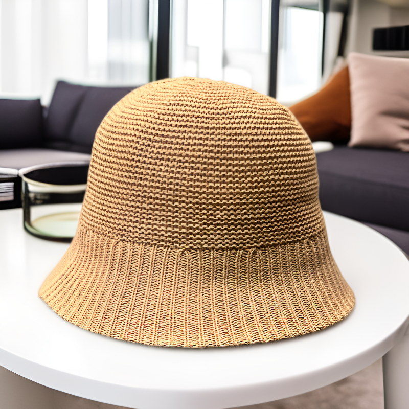 작은 얼굴 노출 통기성 얇은 버킷햇 여성용