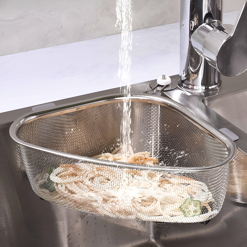 Sink drain basket stainless steel drain filter screen for household use