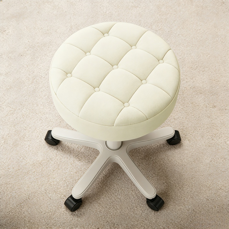 家庭用多機能円形理髪チェア滑車付き金具