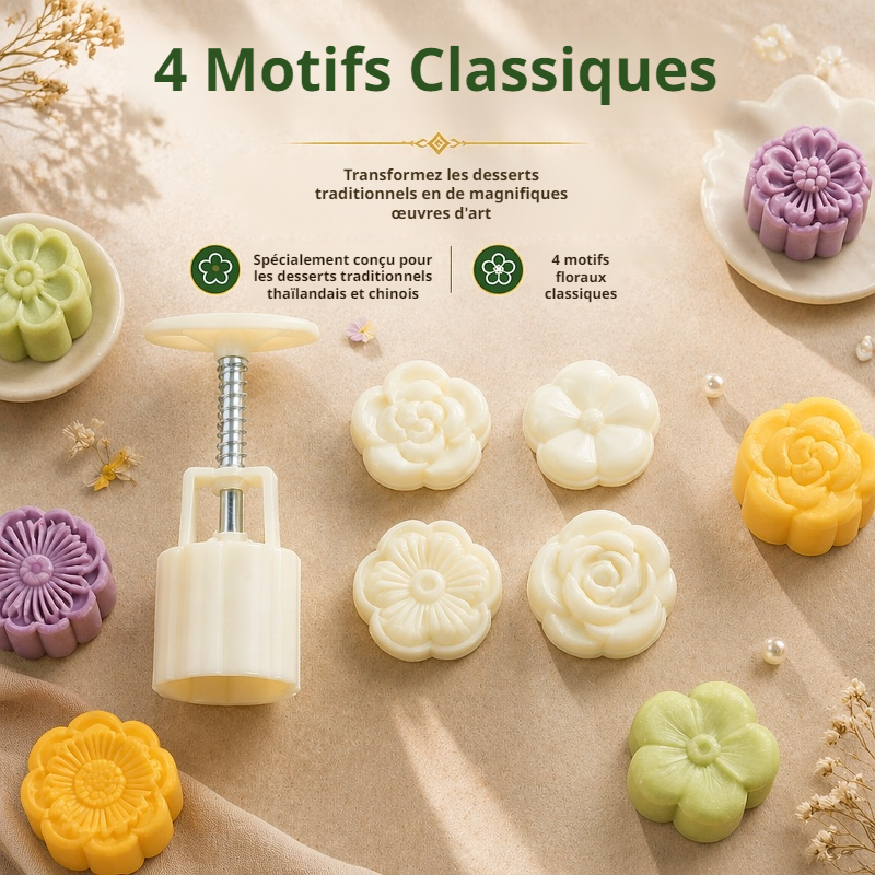 Moules pour snacks sains pour bébés, moules pour gâteaux de patate douce violette