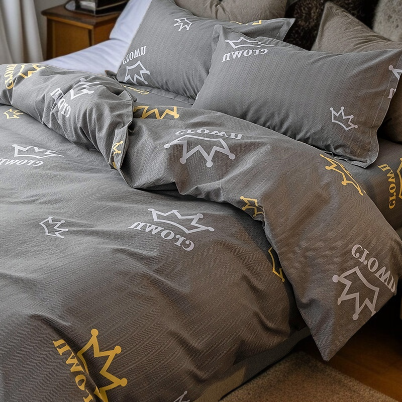 Autumn Quilt Cover Single Piece Three Piece Set Four Piece Set Student Dormitory Bedding