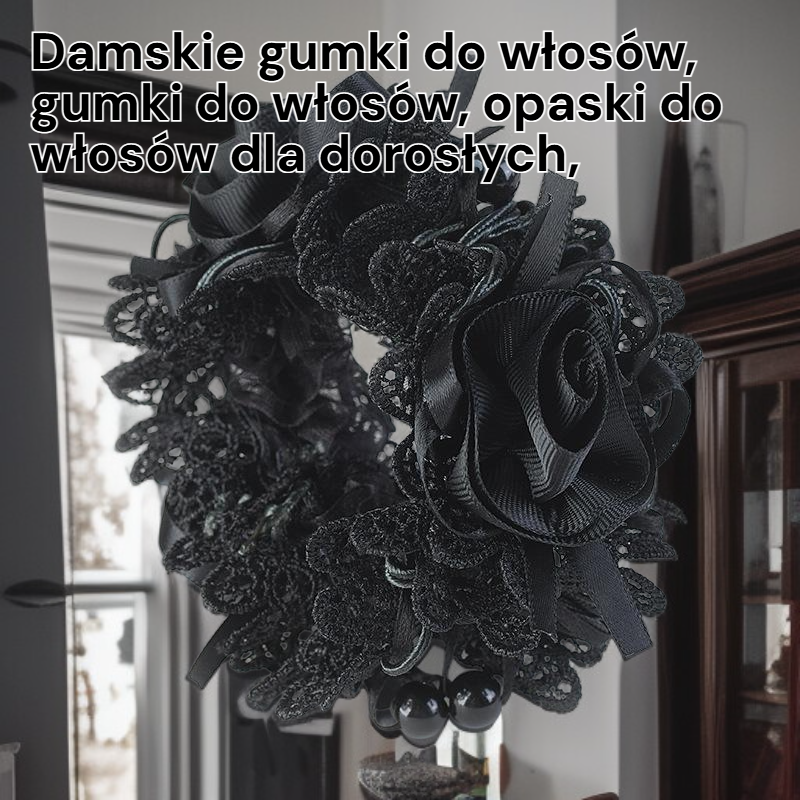  Elastyczna gumka do włosów typu scrunchie, dla dorosłych i studentek, styl koreański