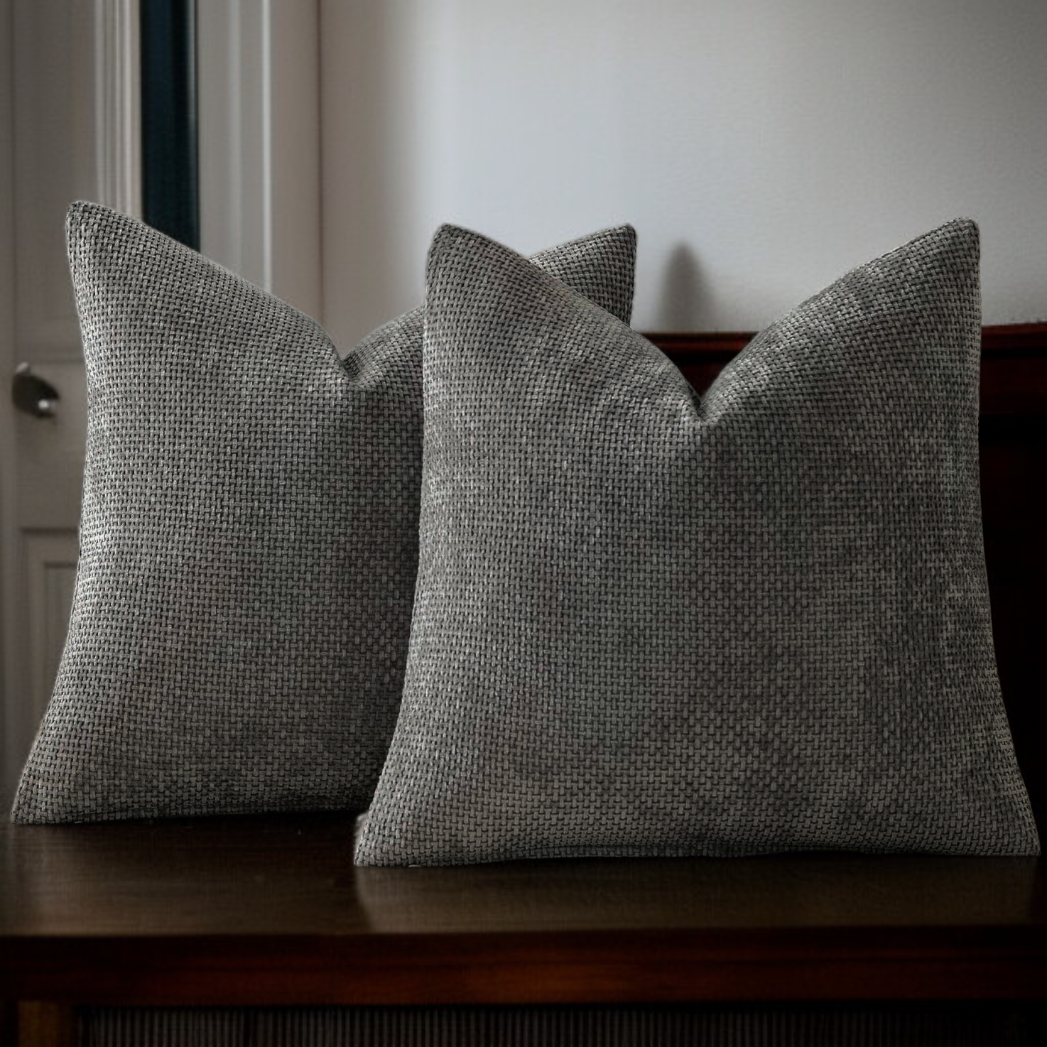 粗針雪尼爾抱枕套