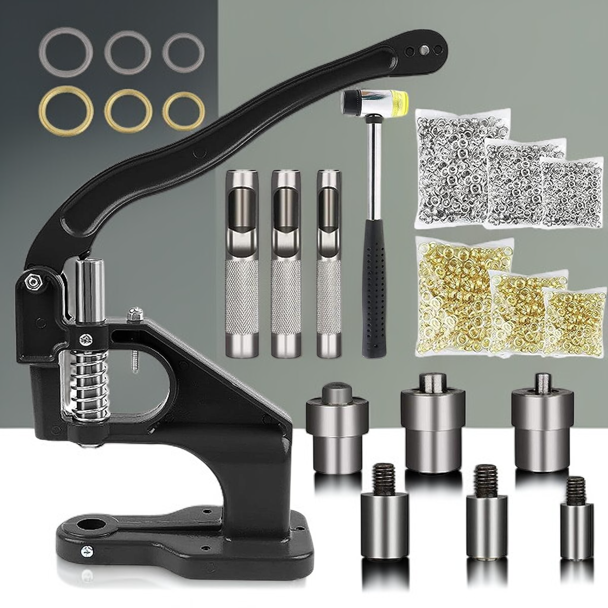 Manual snap fastener installation tool