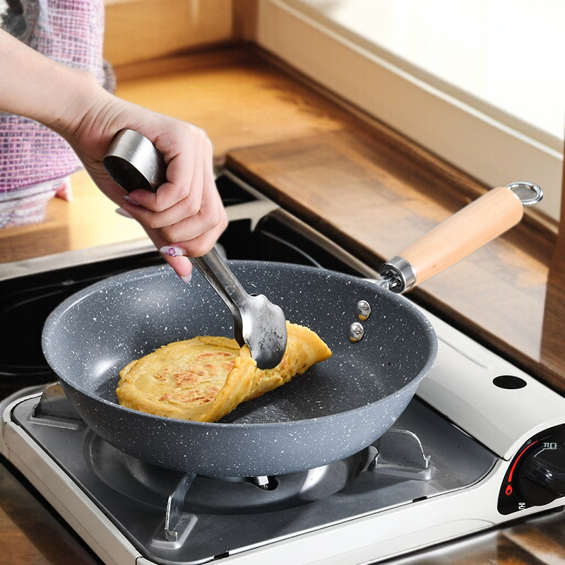 가정용 맥반석 프라이팬 스테이크 계란후라이팬 끈적임없음팬