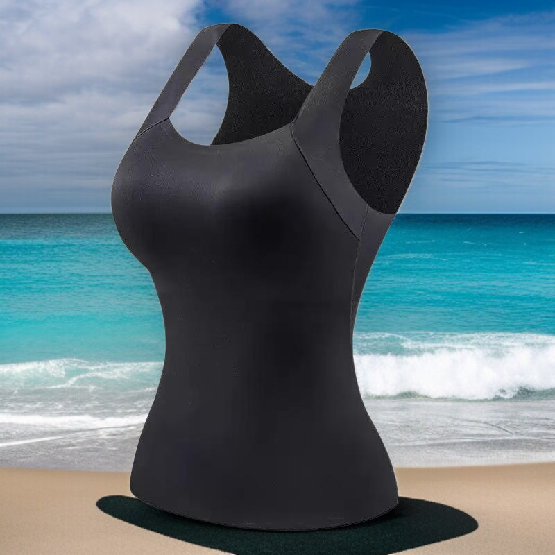 추동 헴라인 구름 누드 속옷 보온 조끼 여 고정배 스킨 이너웨어 내복 보온 조끼