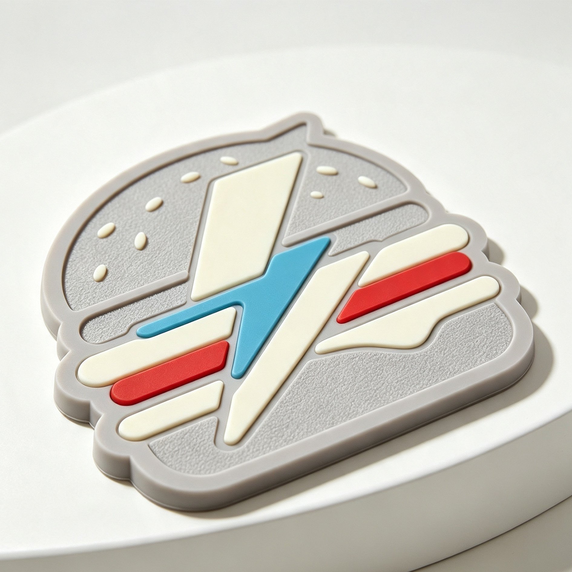 Hamburger shaped silicone heat insulated coaster for drinks