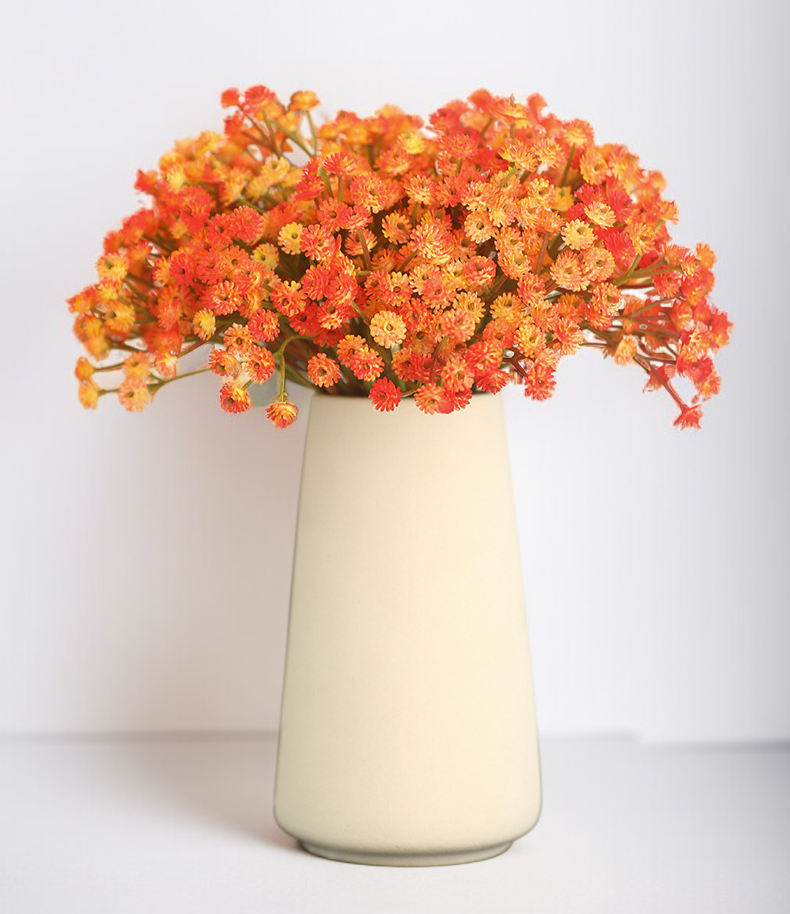 Decoración de boda con flores artificiales elegantes