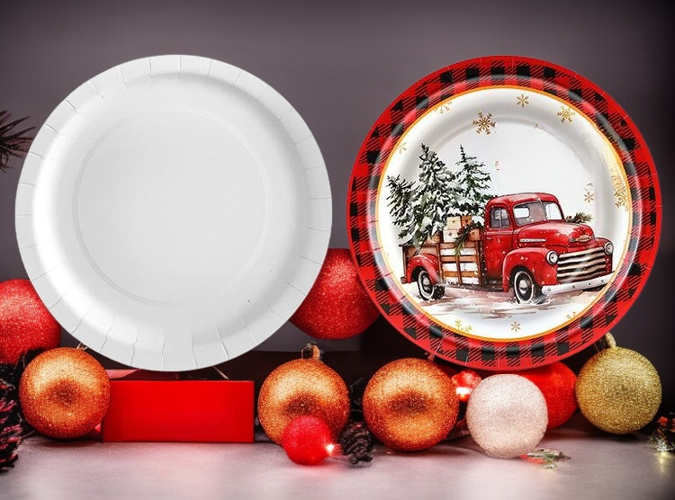 크리스마스 테마 종이컵 데코