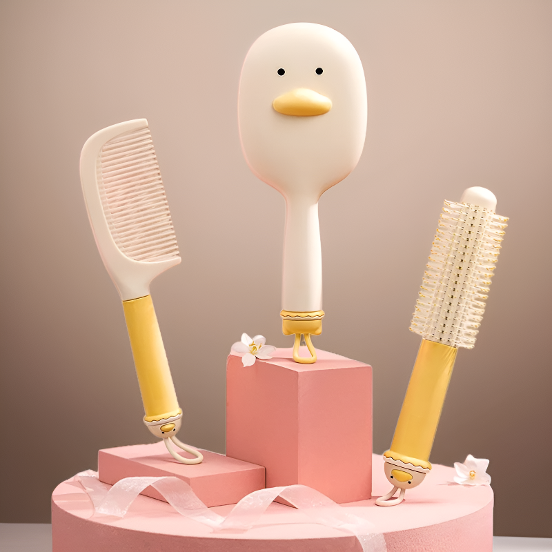 Home Use Massage Brush for Long and Curly Hair