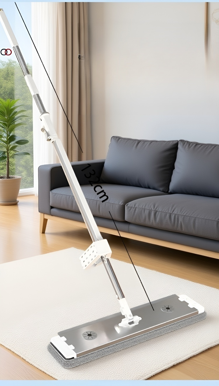 フラットモップの耐久性を示す素材アップ写真