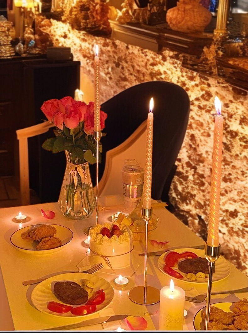 餐桌裝飾用北歐蠟燭台