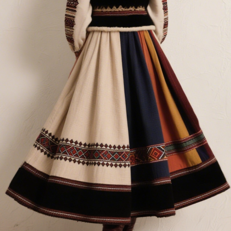 여성 미디 스커트