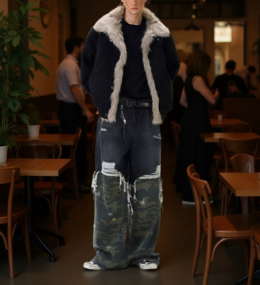 Uniszex vastag pamut dzseki