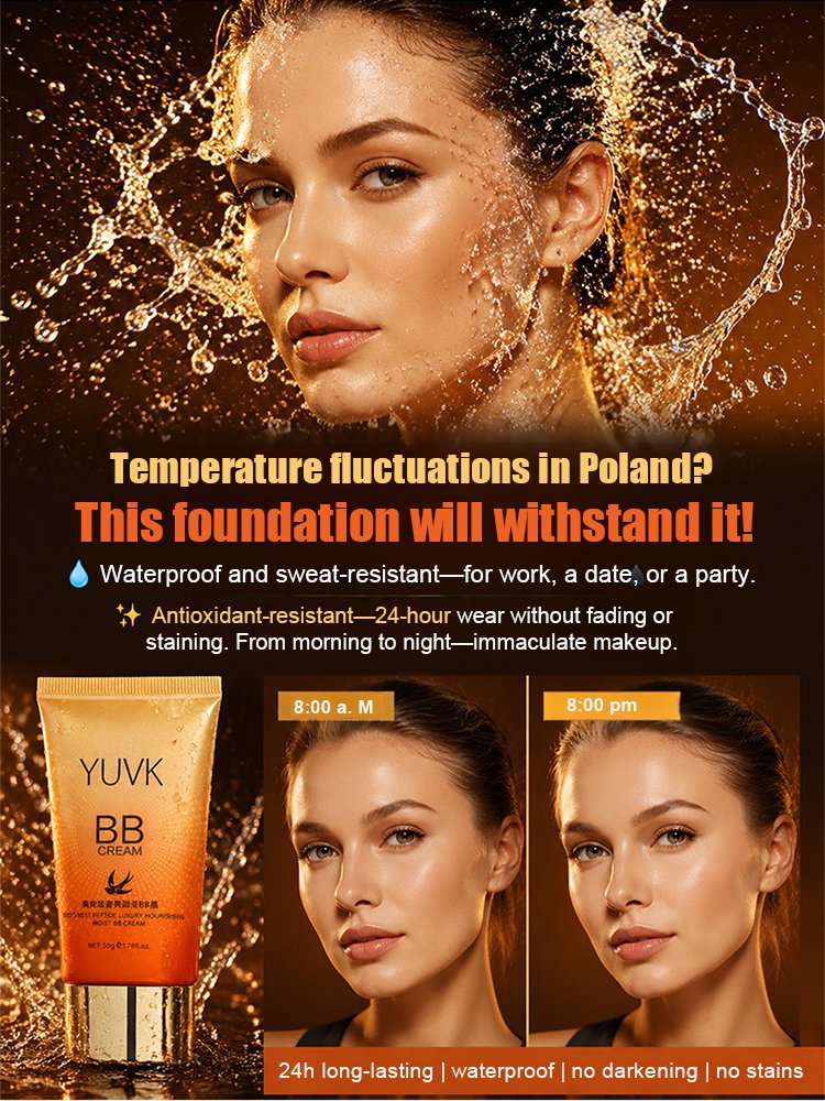 Bird's Nest Peptide High-Coverage BB Cream - 24H Waterproof Wear & Deep Aloe Hydration