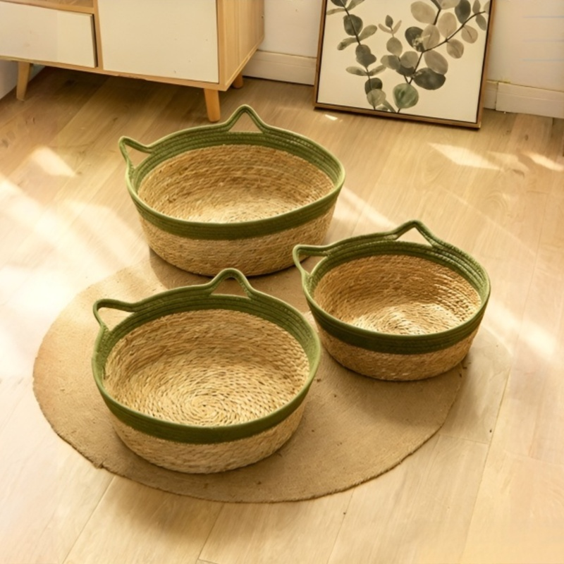 Lit pour chat en osier