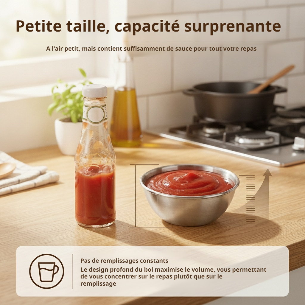 Accessoire de cuisine moderne en acier inoxydable