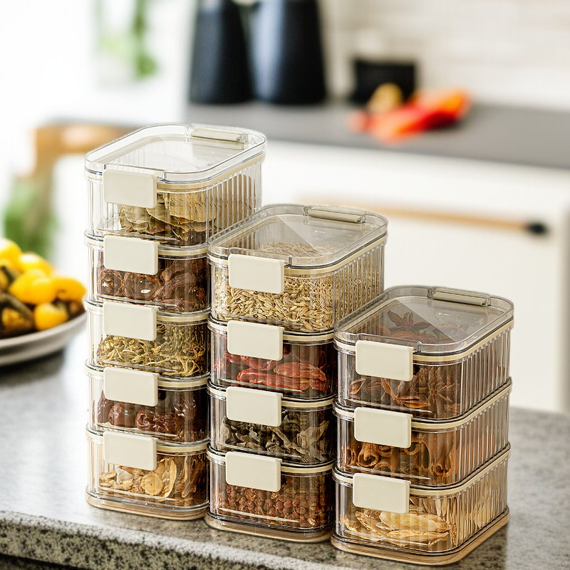 식품 등급 주방 향신료 밀폐 보관 용기