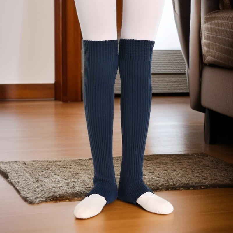 성인용 니트 보온 스타킹 요가 댄스 발레 레그워머