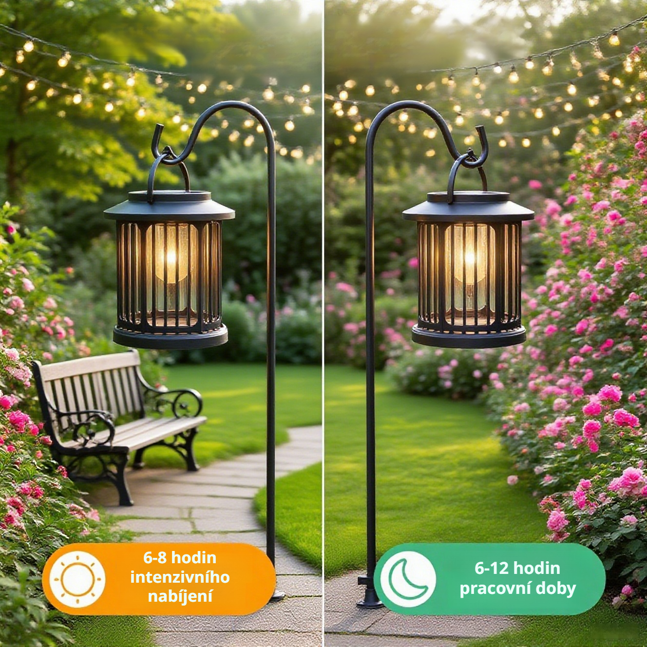 Ekologická solární lampa s dlouhou životností