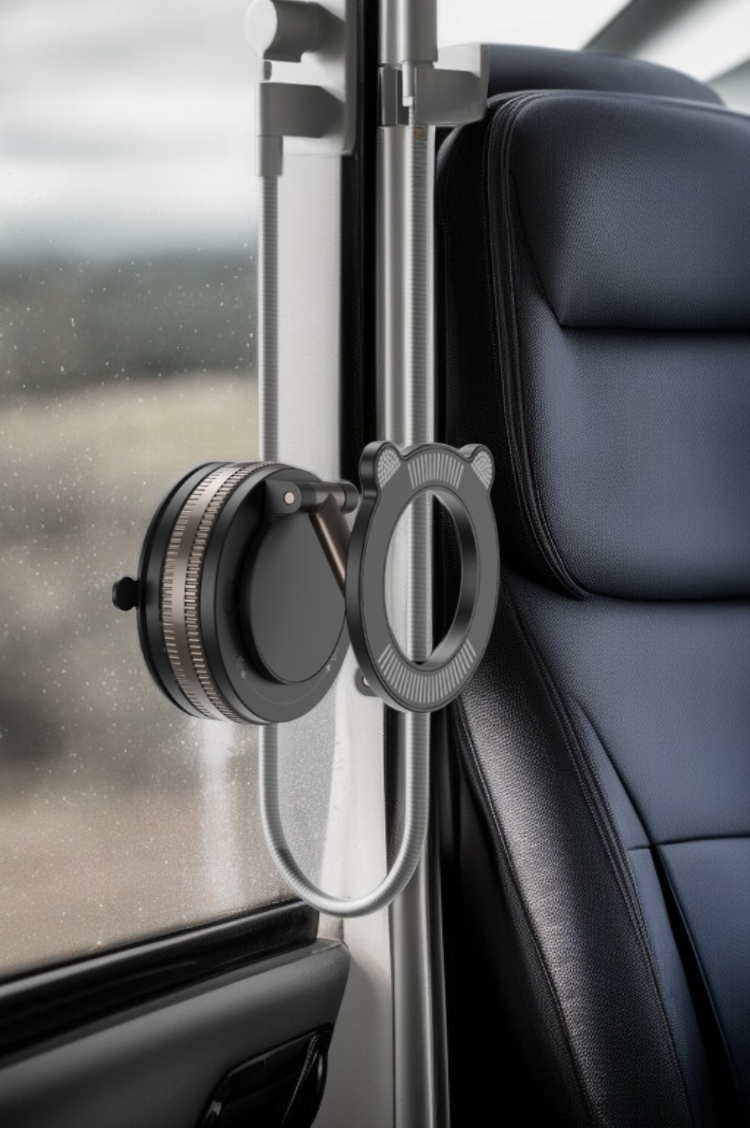 Strong suction cup car mount for smartphones