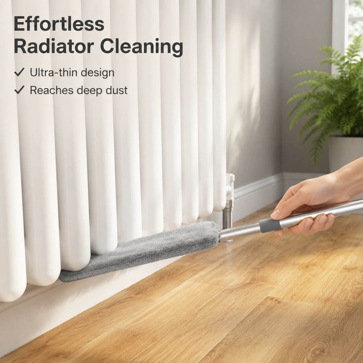 Extendable and extended gap duster