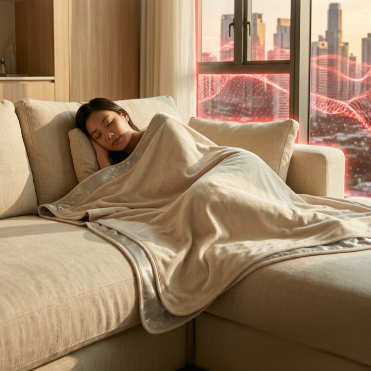 편안한 홈 케어 코랄 플리스 전자기장 차단 담요